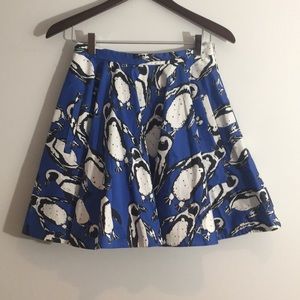 Elle Sassoon pelican print skirt